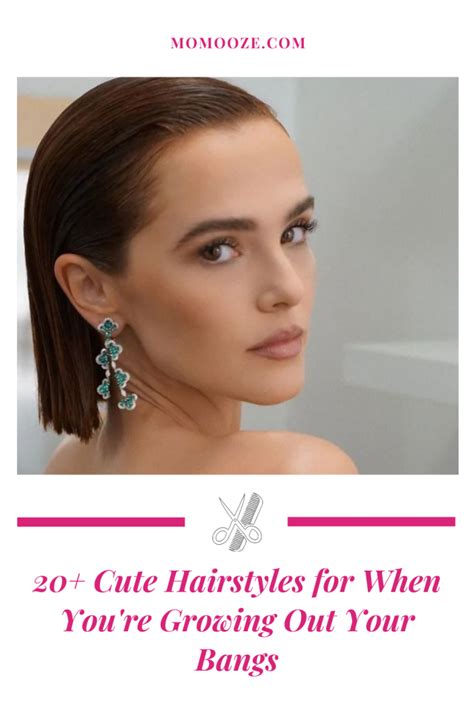 20 Cute Hairstyles For When Youre Growing Out Your Bangs