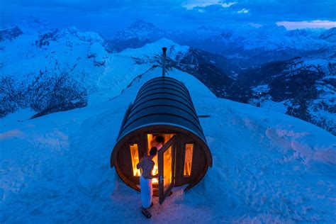 A Sauna At 2800 Meters In The Heart Of The Dolomites At Monte Lagazuoi