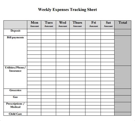 7 Sample Tracking Spreadsheets Sample Templates