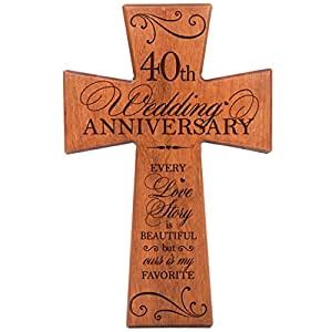 40th wedding anniversary gifts for him, her… and the couple. Amazon.com: 40th Wedding Anniversary Gift for Couple ...