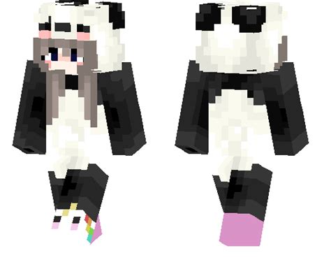 Cute Panda Girl Minecraft Pe Skins