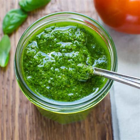 Pesto With Pine Nuts Garlic And Zest