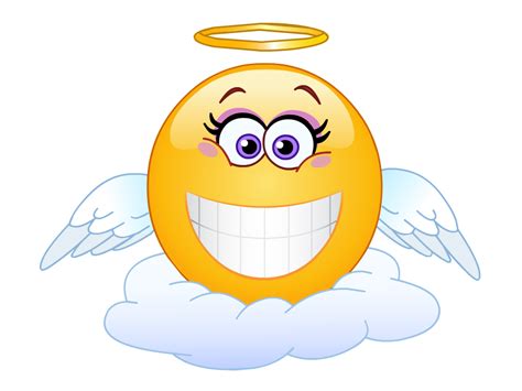 Emoticon Smiley Emoji Clip Art Angel Baby Png Download 1023767