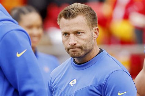 Sean Mcvay Takes Nasty Hit To The Head After Being Blindsided By Rams