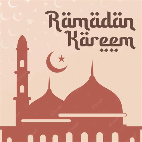 Premium Vector Ramadan Occasion Greeting Half Moon In Vector Template