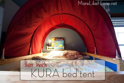 Watch this cute video for my. Can anyone sew this for me?? Ikea Hack - Kura Bed Tent ...