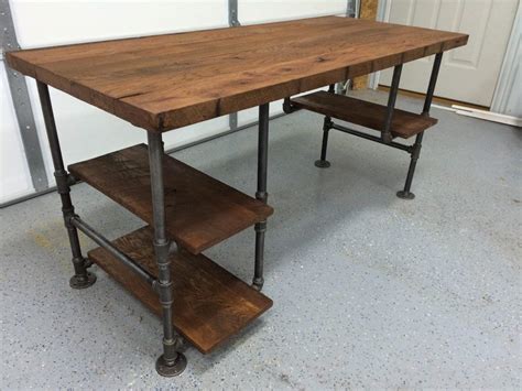 I've been a user of standing desks for years. Amazon.com: Reclaimed Wood Desk Table - Rustic Solid Oak W ...