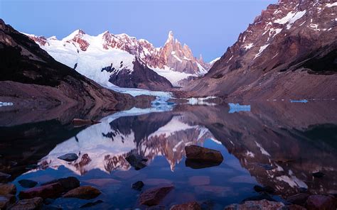 Cerro Torre Argentina Lagotorre Lakes Landscape