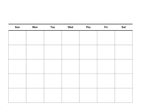 Printable Calendar Grid Leonescapersco Free 2 Week Blank Printable