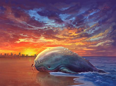 Artstation Beached Whale