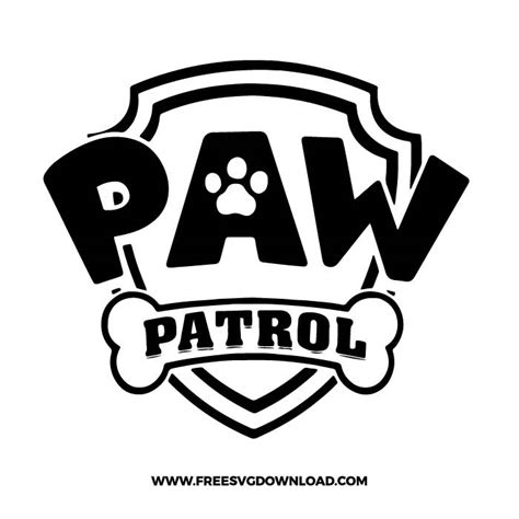 Paw Patrol logo free SVG & PNG cut files | Free SVG Download