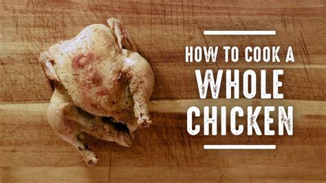 Roast your chicken for approximately 20 minutes per pound, or until the temperature of the breast meat registers at 165 degrees. How To Cook A Whole Chicken - YouTube