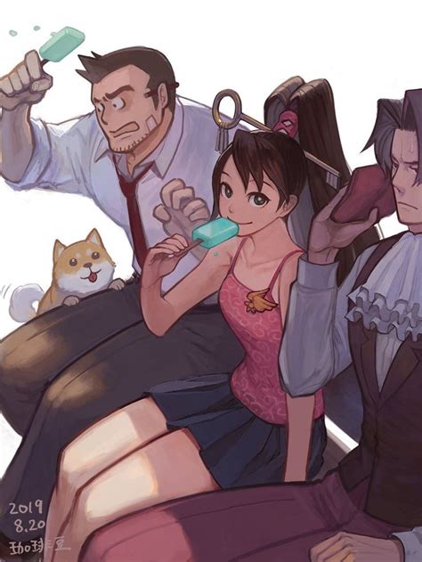 Pin By Brittany Frisch On Ace Attorney Anime Art Ace