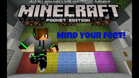 Mind Your Foot Custom Map Minecraft Pe Youtube