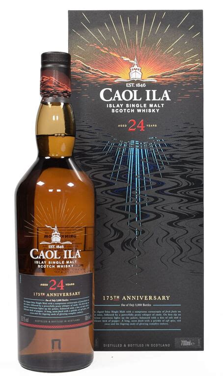 caol ila 24 years old 175th anniversary caol ila whisky the speyside whisky shop limited