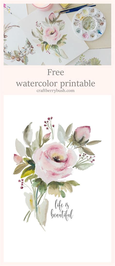 Free Watercolor Download Watercolor Printable Free Printable Art