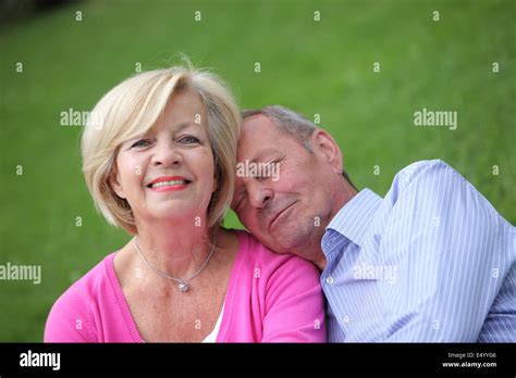 Loving Senior Husband And Wife Stock Photo Alamy