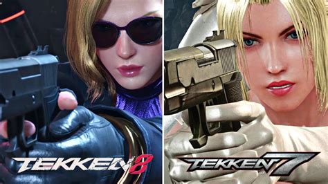 Nina Williams Tekken 8 Vs Tekken 7 Gameplay Youtube