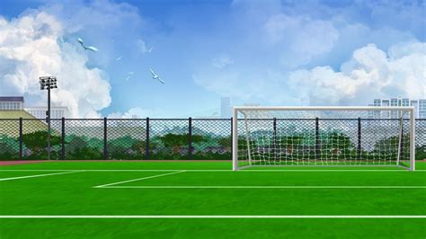 Soccer Field Anime Wallpapers Wallpaper Cave