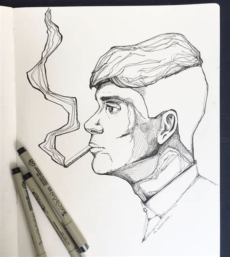 By Order Of The Peaky Blinders Illustration Illustration Of The Peaky Blinders Sketch