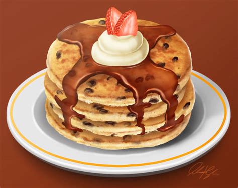 Revisited Pancakes Illustration By Scarletwarmth On Deviantart