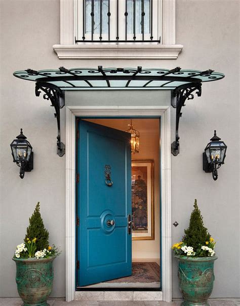 Add Decors To Your Exterior With Awning Ideas Home Design Lover Front Door Awning