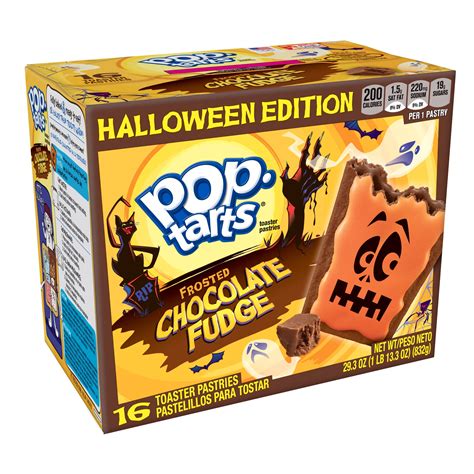 Pop Tarts Toaster Pastries Halloween Breakfast Foods Frosted Chocolate Fudge 29 3oz Box 16