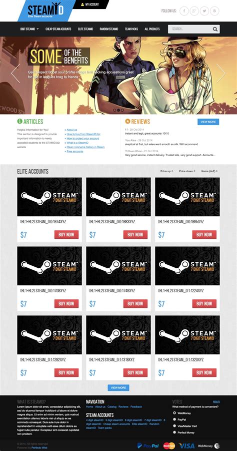 Steam Keys Selling 3 8 Digit Steam Accounts E Commerce Portfolio