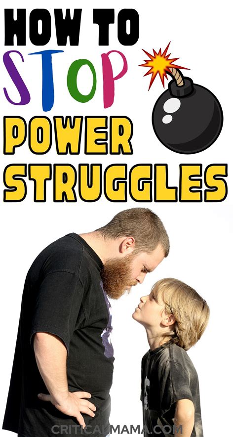 How To Stop Power Struggles