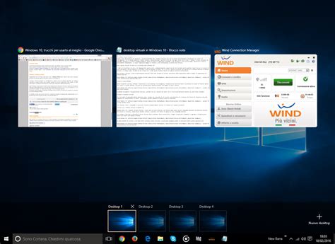 Utilizzare i Desktop Virtuali in Windows 10 : Signor Julent
