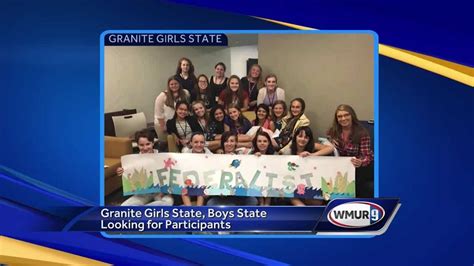 Granite Girls State Boys State Looking For Participants