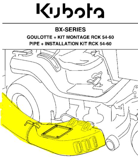 K6056 01200 Kubota Boot Kit Rck60d 26bx Hughie Willett Machinery