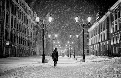 Black And White Snow Photography