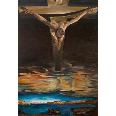 Salvador Dali Christ Of Saint John Of The Cross Surrealist Religious