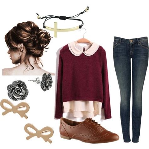 Cute Nerdy Girl Outfit By Jensdreamcloset On Polyvore Nerd Outfits