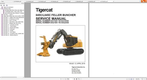 Tigercat C L C Feller Buncher Operator