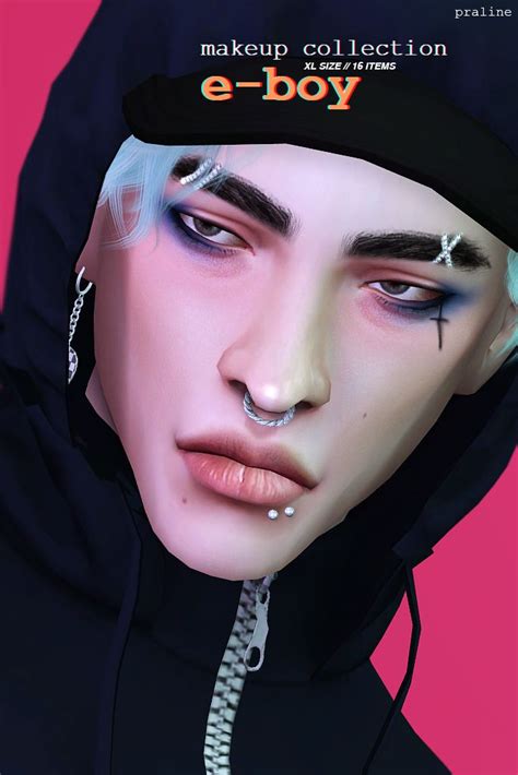 E Boy Xl Makeup Collection Eboy Makeup The Sims 4 Skin Makeup