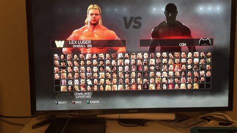 Ps WWE K Complete Roster YouTube