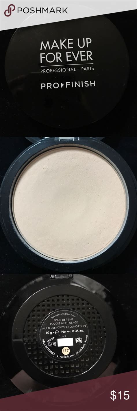 Make Up Forever Pro Finish Multi Use Powder Barley Used Shade 117