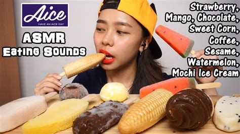 Asmr Assorted Ice Cream Bars Crunchy Eating Sounds No Talking