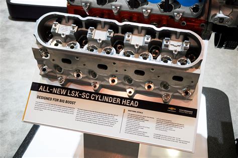 SEMA 2019 Chevrolet Performance S New LSX SC Cylinder Heads