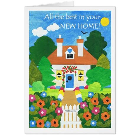 New Home Best Wishes Card Zazzle