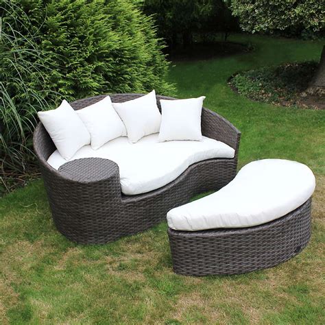We've handpicked our favourite dunelm garden furniture finds below, with everything from a hammock to a swing chair featured, too. Charles Bentley Rattan Curved Day Bed and Footstool | Dunelm | Daybed sofa, Daybed bedding ...
