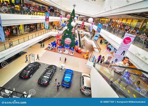 Inside Of Thailand Shopping Mall Editorial Stock Image Image Of