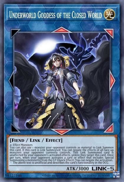 Underworld Goddess Of The Closed World Card Information Yu Gi Oh
