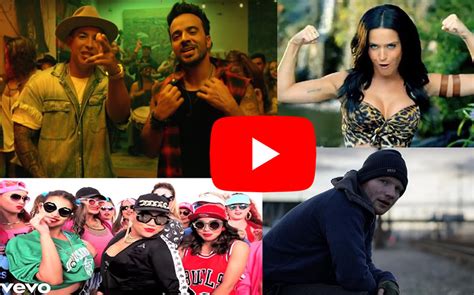 youtube da a conocer los 10 videos musicales más vistos de la década mediotiempo