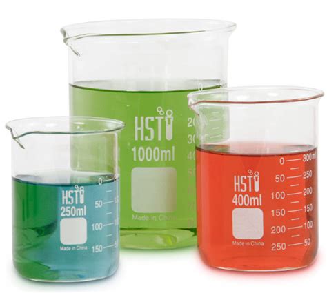 Glass Measuring Beakers 50ml 2l Beakers For Kids Science Projects