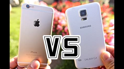 Iphone 6 Vs Samsung Galaxy S5 Full Comparison Youtube
