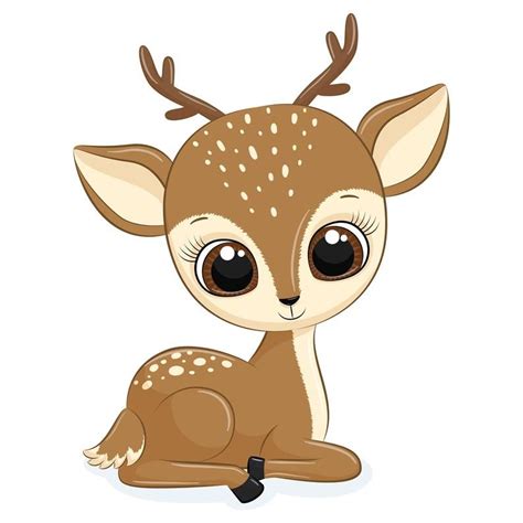 Mother And Baby Deer Clipart Png Eps Jpeg Baby Deer Clip Etsy Baby