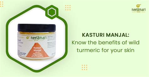 Kasturi Manjal Know The Benefits Of Wild Turmeric For Your Skin